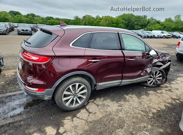 5LMCJ3D97KUL51559 2019 LINCOLN MKC Burgundy Tył prawy