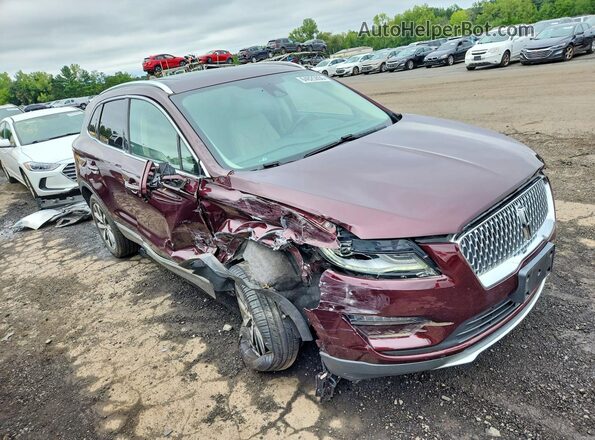 5LMCJ3D97KUL51559 2019 LINCOLN MKC Burgundy Przód prawy