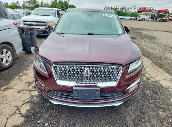 5LMCJ3D97KUL51559 2019 LINCOLN MKC Burgundy Widok z przodu