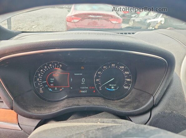 5LMCJ3D99HUL49210 2017 LINCOLN MKC Black Вид щитка приладів