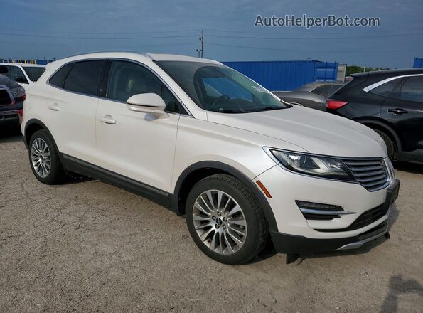 5LMCJ3D9XHUL11128 2017 LINCOLN MKC White Передня права чверть