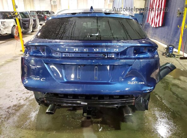 5LMCJ3D9XHUL21769 2017 LINCOLN MKC Blue Вид ззаду