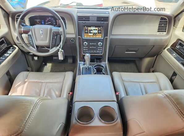 5LMJJ2HT1HEL01881 2017 LINCOLN NAVIGATOR White Вид панелі приладів