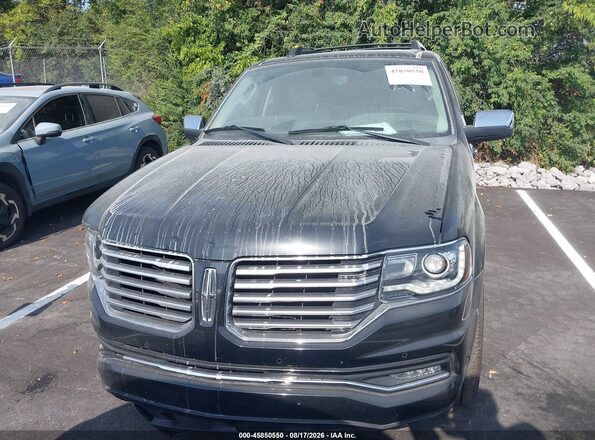 5LMJJ2HT2HEL03302 2017 LINCOLN NAVIGATOR Black Вид щитка приладів