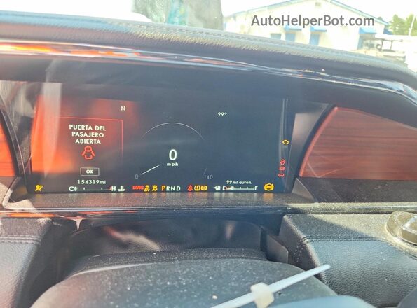 5LMJJ2HT5KEL07299 2019 LINCOLN NAVIGATOR Black Widok zestawu wskaźników