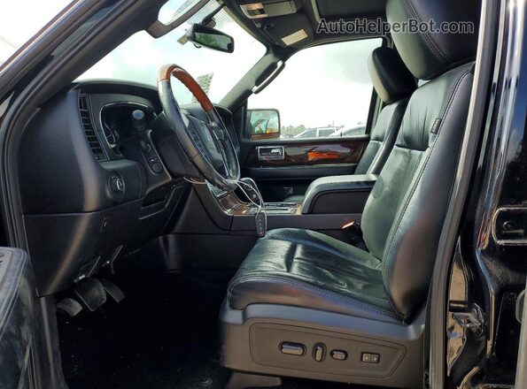 5LMJJ2HT7GEL01009 2016 LINCOLN NAVIGATOR Черный Вид салона спереди