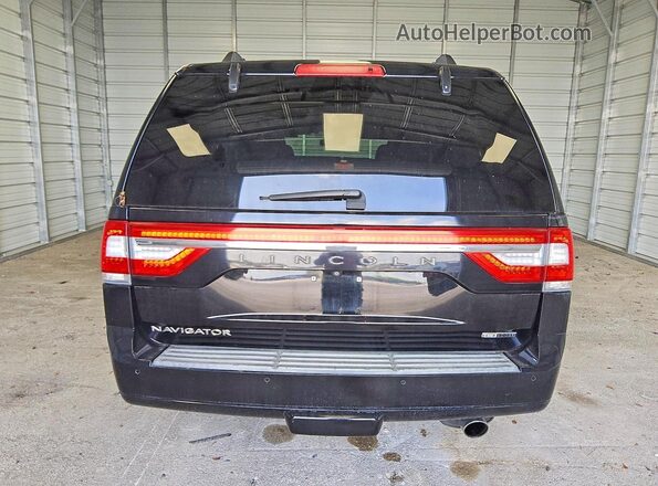5LMJJ2JT2GEL00229 2016 LINCOLN NAVIGATOR Black Widok z tyłu
