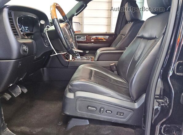 5LMJJ2JT2GEL00229 2016 LINCOLN NAVIGATOR Black Widok wnętrza z przodu