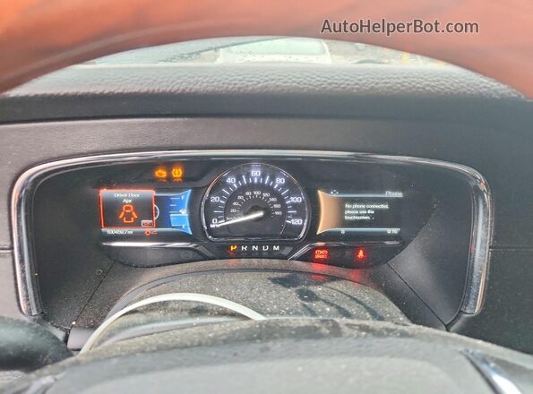 5LMJJ2JT8GEL12322 2016 LINCOLN NAVIGATOR Black Սարքավորումների վահանակի տեսք