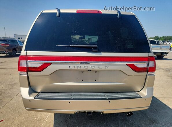 5LMJJ2KT4HEL03956 2017 LINCOLN NAVIGATOR Золотой Вид сзади