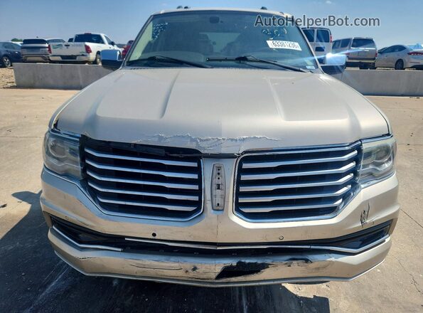 5LMJJ2KT4HEL03956 2017 LINCOLN NAVIGATOR Золотой Вид спереди