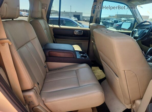 5LMJJ2KT4HEL03956 2017 LINCOLN NAVIGATOR Золотой Вид задней части салона