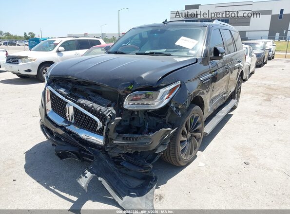 5LMJJ2KT4MEL01361 2021 LINCOLN NAVIGATOR Black Առջևի ձախ երեք քառորդ տեսարան