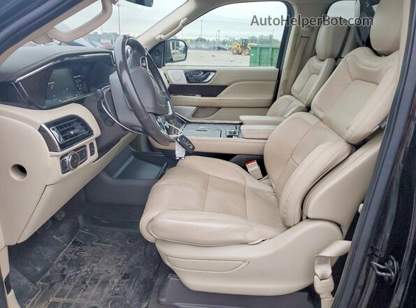 5LMJJ2LT0MEL03655 2021 LINCOLN NAVIGATOR Черный Вид салона спереди