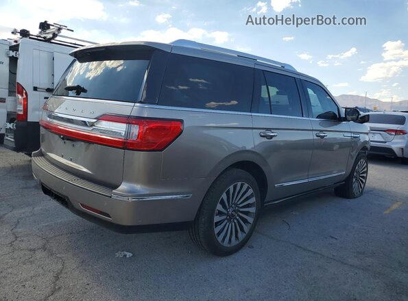5LMJJ2LT3KEL10239 2019 LINCOLN NAVIGATOR Коричневый Задняя правая четверть