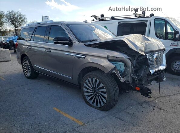5LMJJ2LT3KEL10239 2019 LINCOLN NAVIGATOR Коричневый Передняя правая четверть