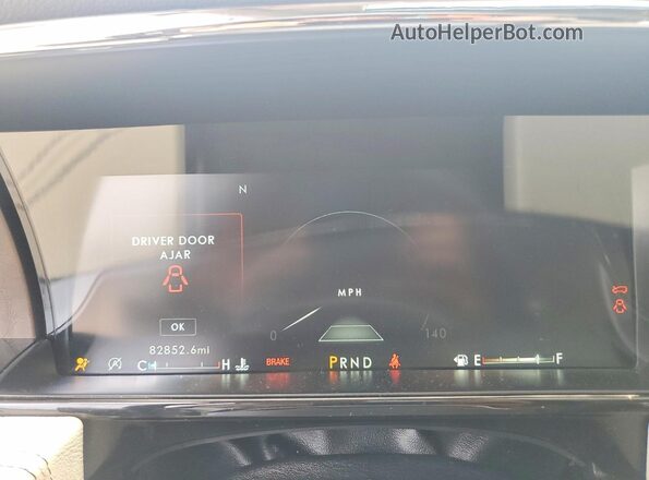 5LMJJ2LT4KEL04451 2019 LINCOLN NAVIGATOR Белый Вид щитка приборов