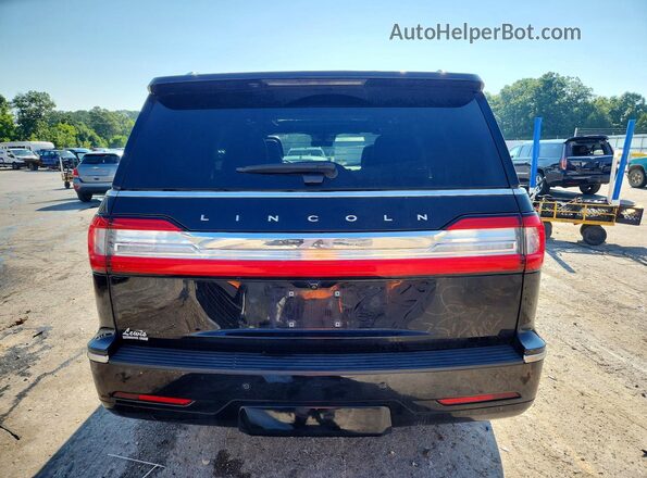 5LMJJ2LTXMEL11973 2021 LINCOLN NAVIGATOR Black Rear view