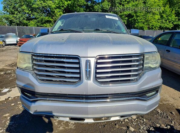 5LMJJ3HT4GEL08134 2016 LINCOLN NAVIGATOR Silver Widok z przodu