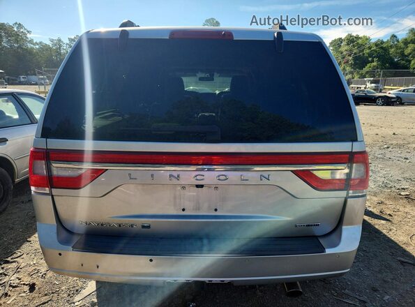 5LMJJ3HT4GEL08134 2016 LINCOLN NAVIGATOR Silver Widok z tyłu