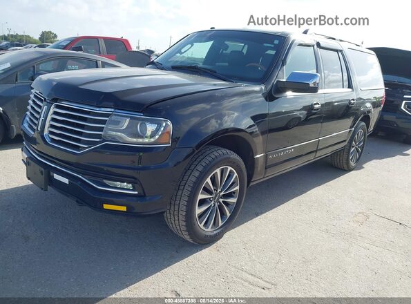 5LMJJ3HTXHEL07314 2017 LINCOLN NAVIGATOR L Black Przód lewy