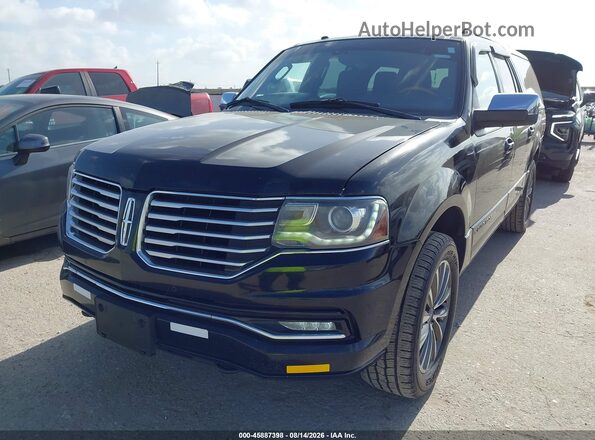 5LMJJ3HTXHEL07314 2017 LINCOLN NAVIGATOR L Black Widok z przodu