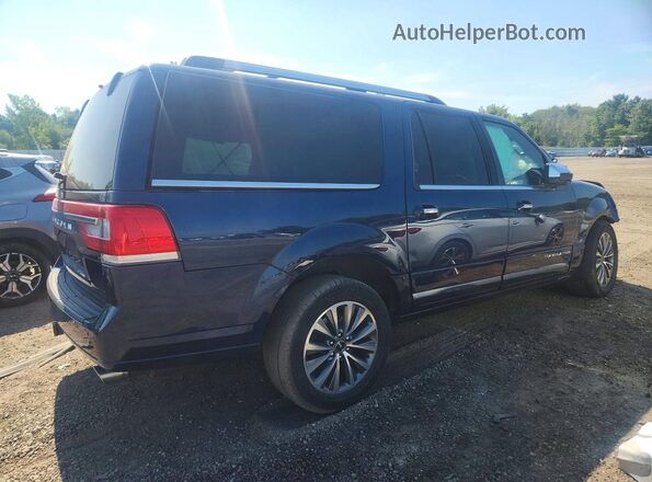 5LMJJ3JT1HEL13044 2017 LINCOLN NAVIGATOR Blue Задня права чверть