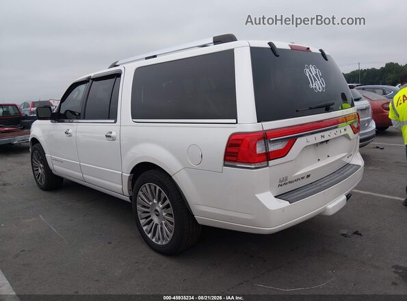 5LMJJ3JT4GEL11609 2016 LINCOLN NAVIGATOR L White Задня ліва чверть