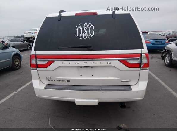 5LMJJ3JT4GEL11609 2016 LINCOLN NAVIGATOR L White 
