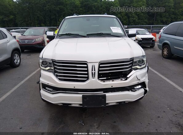 5LMJJ3JT4GEL11609 2016 LINCOLN NAVIGATOR L White Вид щитка приладів