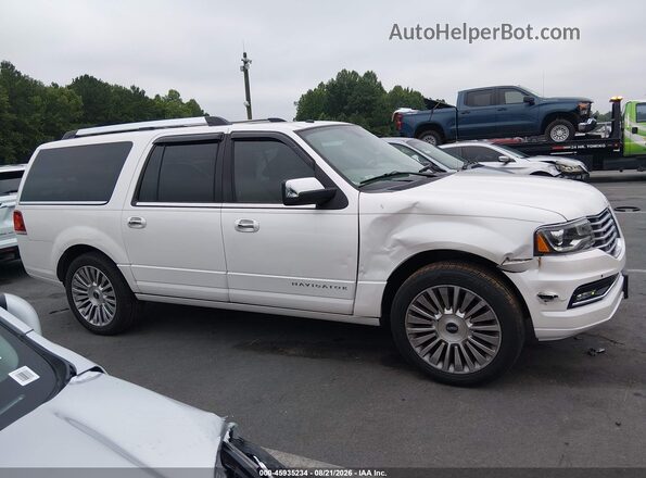 5LMJJ3JT4GEL11609 2016 LINCOLN NAVIGATOR L White Вид задньої частини салону
