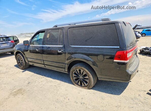 5LMJJ3JT8GEL05490 2016 LINCOLN NAVIGATOR Черный Задняя левая четверть