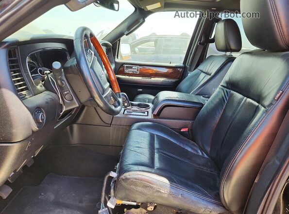 5LMJJ3JT8GEL05490 2016 LINCOLN NAVIGATOR Черный Вид салона спереди