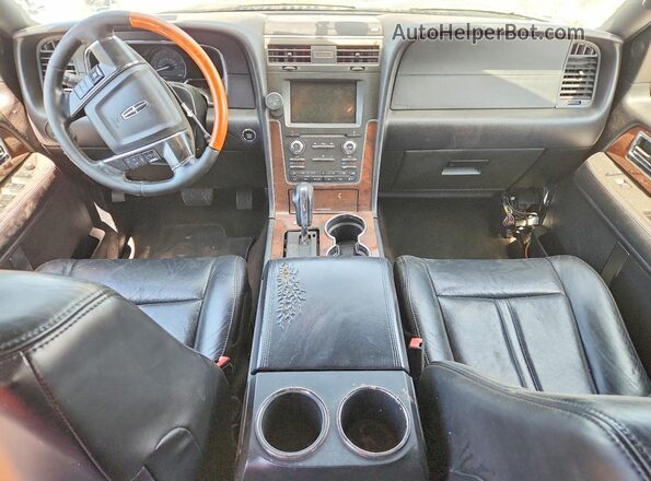 5LMJJ3JT8GEL05490 2016 LINCOLN NAVIGATOR Черный Вид панели приборов