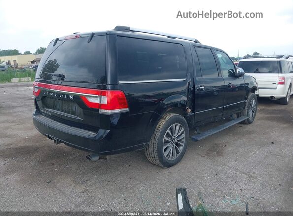 5LMJJ3JTXHEL12409 2017 LINCOLN NAVIGATOR L Black Задня права чверть