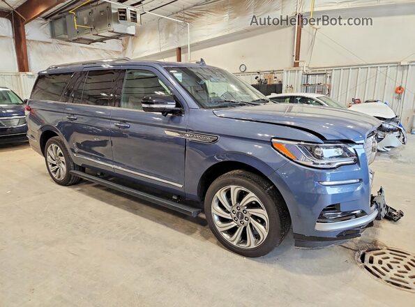 5LMJJ3LG1PEL06822 2023 LINCOLN NAVIGATOR Синий Передняя правая четверть