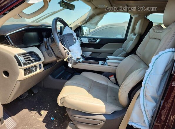 5LMJJ3LG4PEL11268 2023 LINCOLN NAVIGATOR Бордовый Вид салона спереди