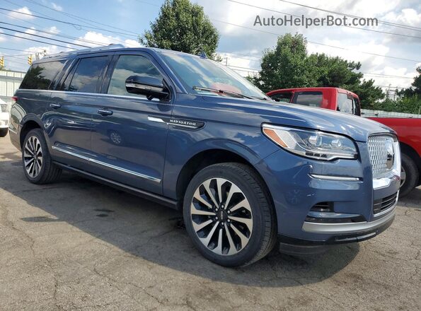 5LMJJ3LG5PEL13336 2023 LINCOLN NAVIGATOR Синий Передняя правая четверть
