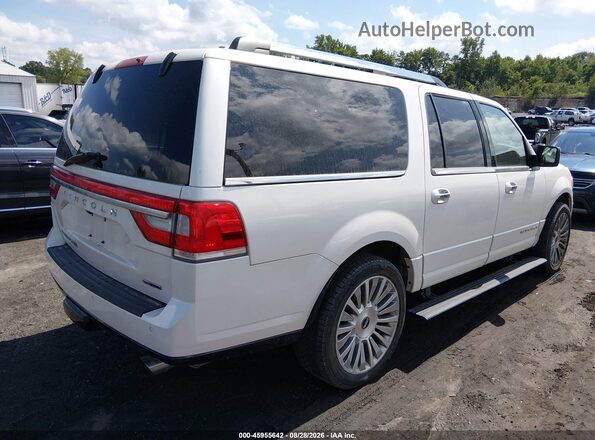 5LMJJ3LT6GEL03055 2016 LINCOLN NAVIGATOR L White Задня права чверть