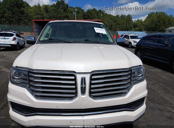 5LMJJ3LT6GEL03055 2016 LINCOLN NAVIGATOR L White Вид щитка приладів