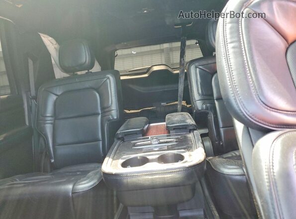 5LMJJ3LT6KEL03386 2019 LINCOLN NAVIGATOR Black უკანა სავარძლების ხედი