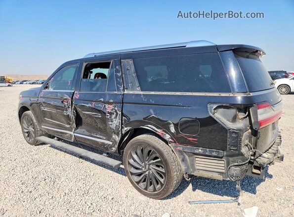 5LMJJ3LT6MEL14343 2021 LINCOLN NAVIGATOR Black Tył lewy