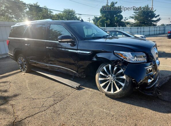 5LMJJ3LT6MEL16903 2021 LINCOLN NAVIGATOR Черный Передняя правая четверть