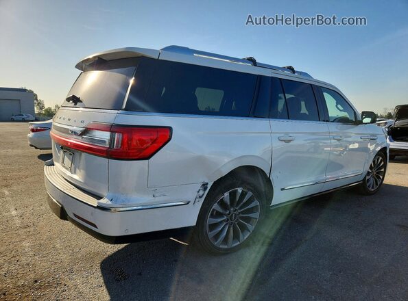5LMJJ3LTXLEL23626 2020 LINCOLN NAVIGATOR White Rear right