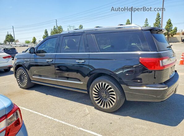 5LMJJ3TT2JEL09099 2018 LINCOLN NAVIGATOR Black უკანა მარცხენა