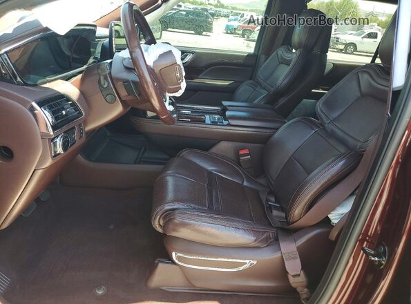 5LMJJ3TT2LEL15455 2020 LINCOLN NAVIGATOR Maroon Vista interior delantera