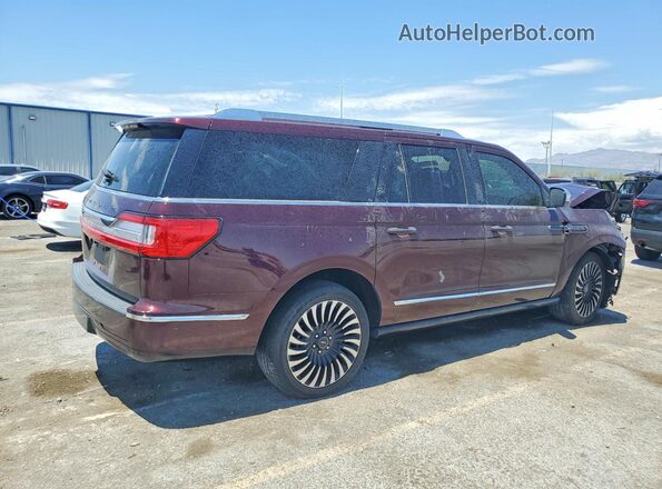 5LMJJ3TT2LEL15455 2020 LINCOLN NAVIGATOR Maroon Trasero derecho