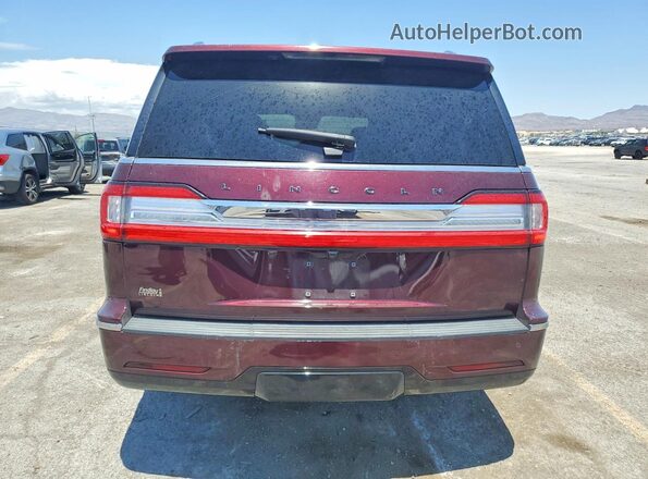 5LMJJ3TT2LEL15455 2020 LINCOLN NAVIGATOR Maroon Vista trasera