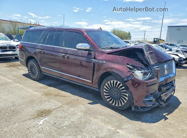 5LMJJ3TT2LEL15455 2020 LINCOLN NAVIGATOR Maroon Delantero derecho