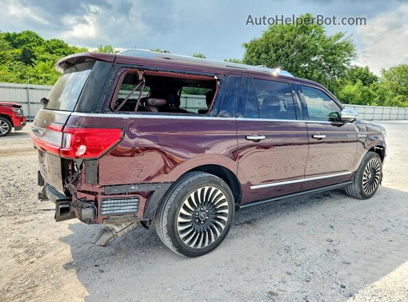 5LMJJ3TT4JEL13266 2018 LINCOLN NAVIGATOR Burgundy Rear right